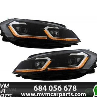 Faros delanteros Led para VW Golf 7.5 Facelift con