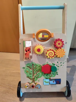 Correpasillos bebé madera actividades