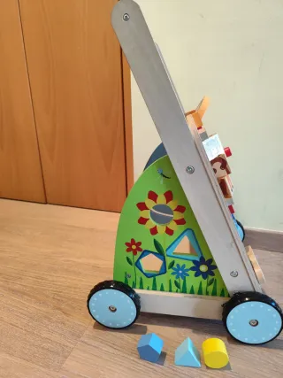 Correpasillos bebé madera actividades