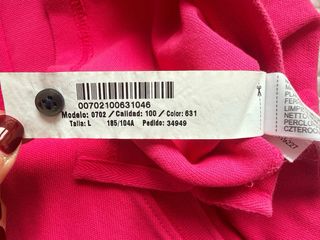 Polos Massimo Dutti Hombre Rosa