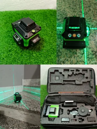 Nivel Láser Verde 16 Líneas 4D