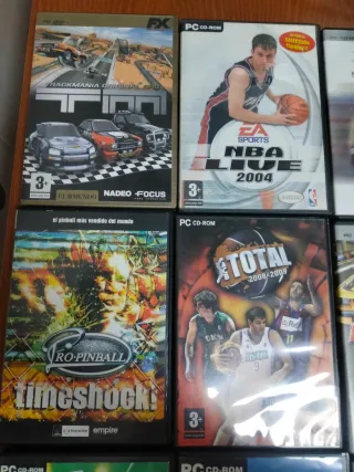 Lote Juegos PC CD-ROM y DVD