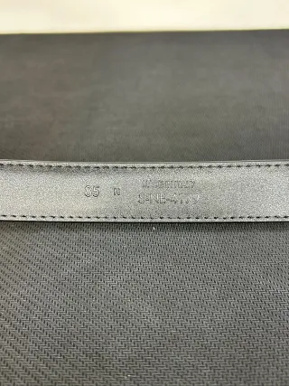 Cintura Celine Nera Fibbia Oro