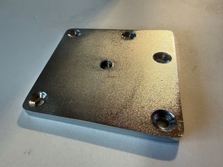 50 placas Acero Inox 7.5x7.5