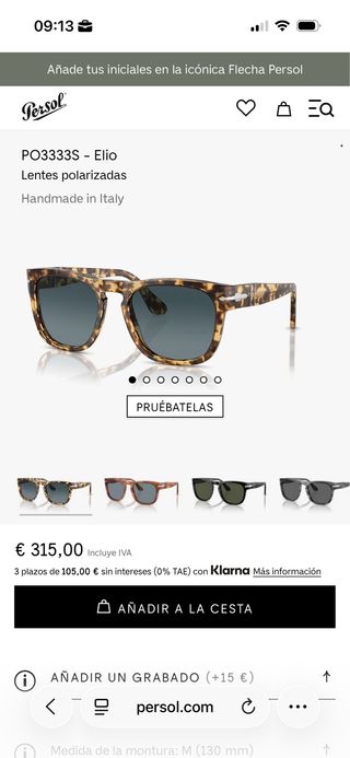 Gafas de sol Persol Elio Polarizadas