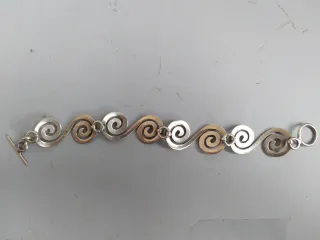 Pulsera Vintage Diseño Celta en Plata 925 - 28.74g