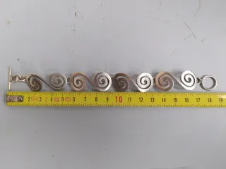 Pulsera Vintage Diseño Celta en Plata 925 - 28.74g