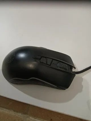 Ratón Krom Kahn Gamer Ordenador Negro