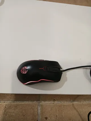 Ratón Krom Kahn Gamer Ordenador Negro