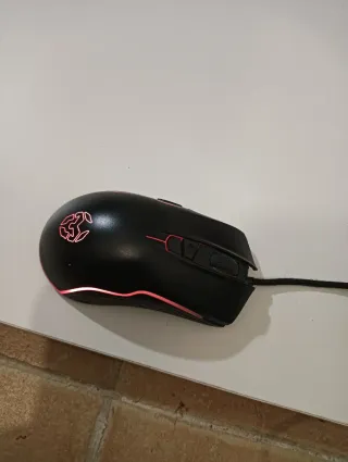 Ratón Krom Kahn Gamer Ordenador Negro