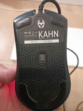 Ratón Krom Kahn Gamer Ordenador Negro