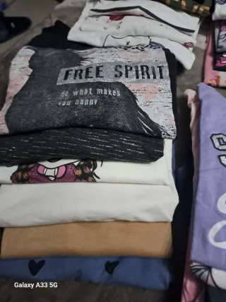 Lote camisetas niña manga larga, varias marcas