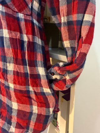 Camisa de invierno cuadros - Zara talla M