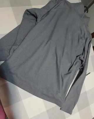 Sudadera Helly Hansen Gris Media Cremallera