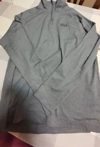 Sudadera Helly Hansen Gris Media Cremallera