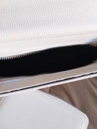 Bolso YSL con Cartera Blanco