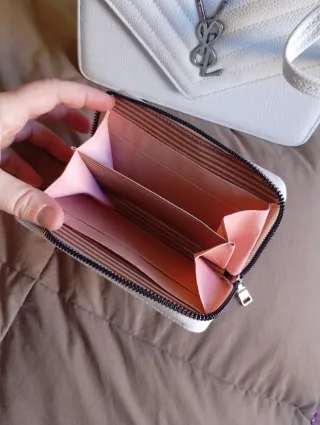 Bolso YSL con Cartera Blanco