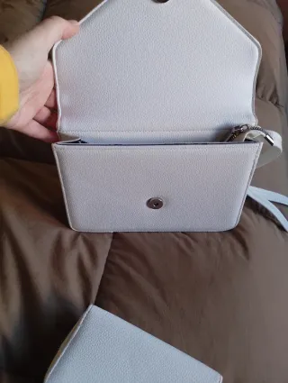 Bolso YSL con Cartera Blanco