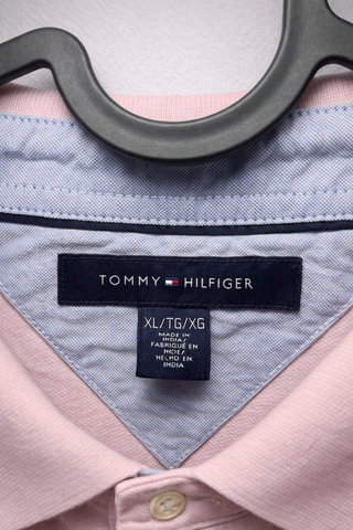 Polo Tommy Hilfiger Rosa Claro Talla XL