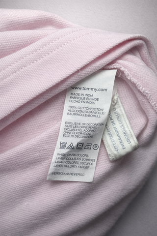 Polo Tommy Hilfiger Rosa Claro Talla XL