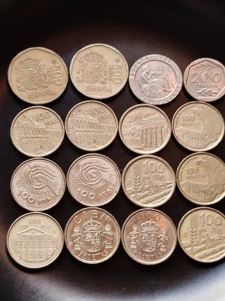 Lote 16 Monedas Españolas Pesetas