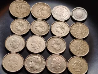 Lote 16 Monedas Españolas Pesetas