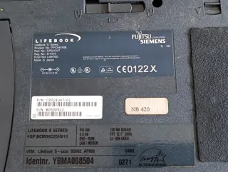 Portátil Fujitsu Siemens LIFEBOOK