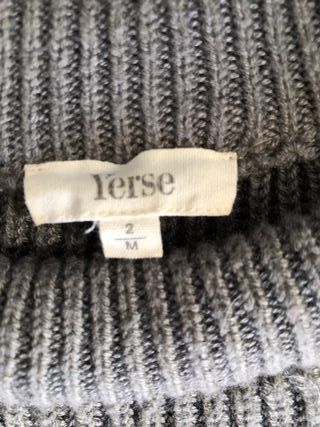 Jersey de punto. Yerse hombre gris