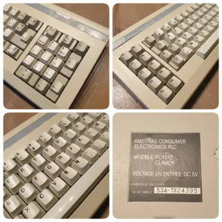 Amstrad PC1512 DD + Tastiera - Da testare - A3