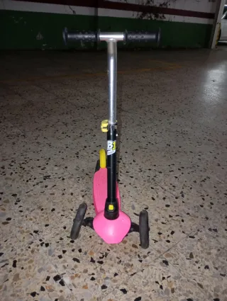 Patinete 3 ruedas rosa
