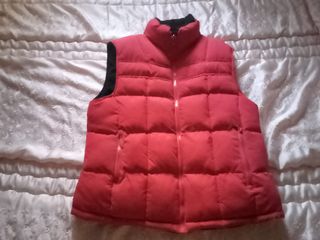 Chaleco acolchado rojo