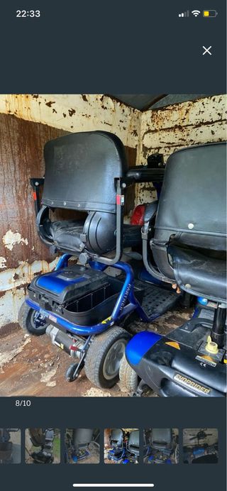 Silla eléctrica scooter movilidad reducida