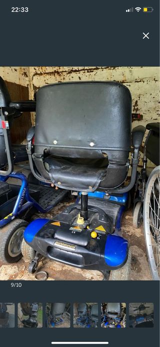 Silla eléctrica scooter movilidad reducida