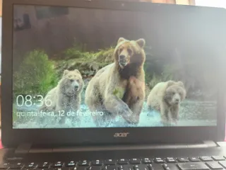 Portátil Acer Aspire E5 Preto c/ carregador