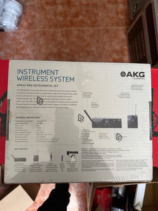 AKG WMS40 Mini Sistema Inalámbrico Instrumental