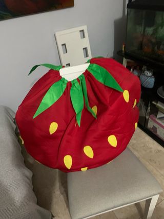 Disfraz de fresa para adulto