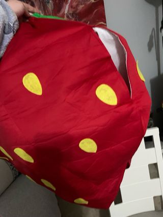 Disfraz de fresa para adulto