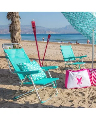 PACK 2 SILLAS PLAYA CONVERTIBLES EN TUMBONA