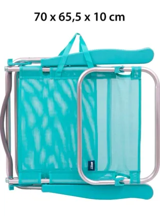 PACK 2 SILLAS PLAYA CONVERTIBLES EN TUMBONA