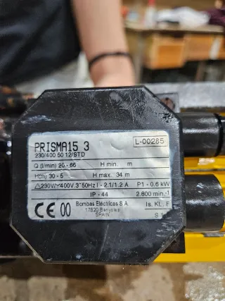 Bomba de trasvase PRISMA 15-3