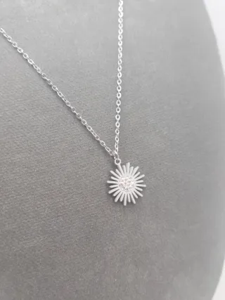 Gargantilla acero quirúrgico circonitas