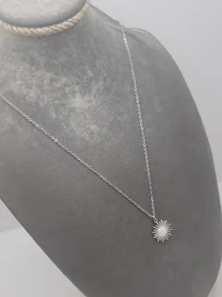 Gargantilla acero quirúrgico circonitas