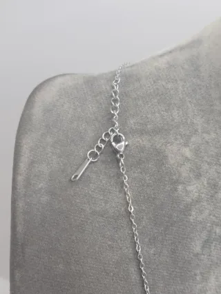 Gargantilla acero quirúrgico circonitas