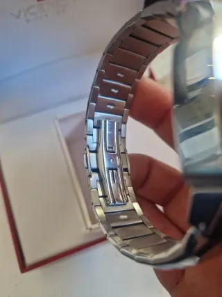 Reloj Viceroy Cronógrafo Negro y Plateado