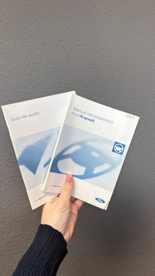 Manual instrucciones Ford Transit con funda