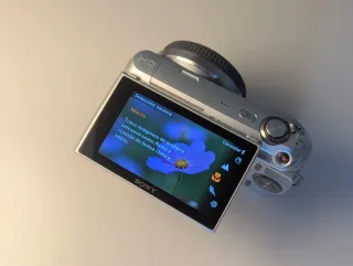 Cámara Sony NEX C3 Plata (cuerpo)