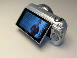 Cámara Sony NEX C3 Plata (cuerpo)