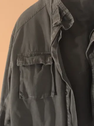 Chaqueta verde militar Coca- Cola talla M