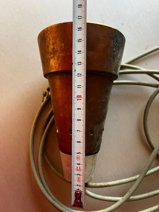 Lámpara cobre diseño nórdico vintage