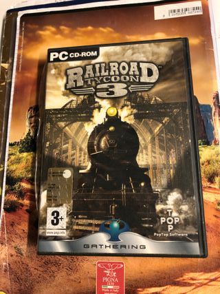 PC CD-ROM Railroad Tycoon 3